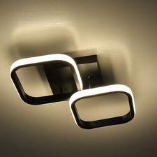 15-Inch RV LED Ceiling Light, 12V Dimmable Interior Light Fixture with On/Off...