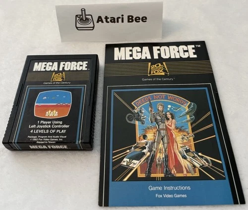 TESTED Mega Force VGC Atari 2600 Game and Manual - Video