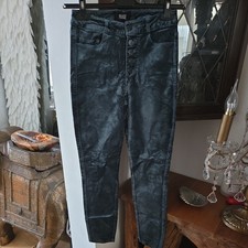 PAIGE Hoxton Ankle Peg Aqua Jeans. Sz 26w 26 Leg. Good Condition! See Photos.