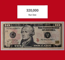 🔴Very Low Run-Size $10 STAR NOTE Bill🔴 320,000‼️