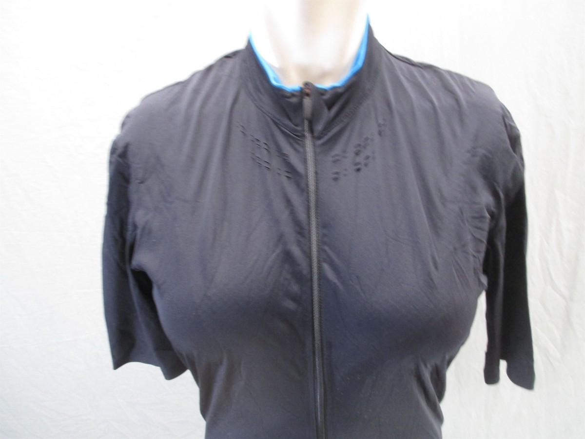 SHIMANO - NOjacket´s shop Shimano Size M Mens Black Cycling Stretch Short Sleeve Full Zip