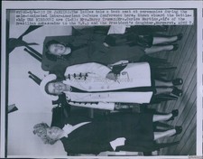 1947 Mmes Carlos Martins & Harry Truman On Us Missouri Politics Wirephoto 7X9