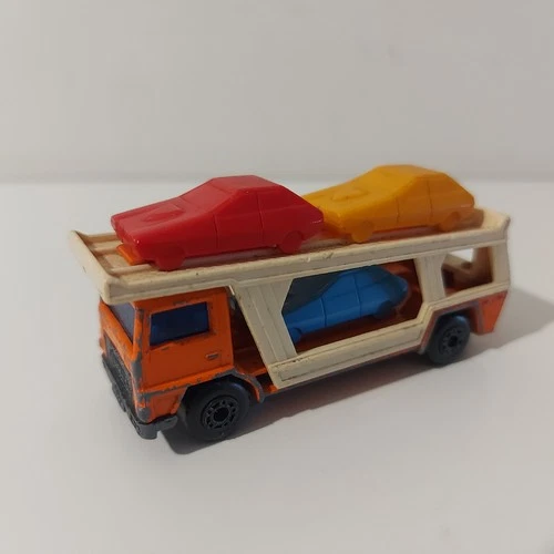 Lesney Matchbox Superfast 11 Bedford Car Transporter Toy Truck Vintage 1976 70s