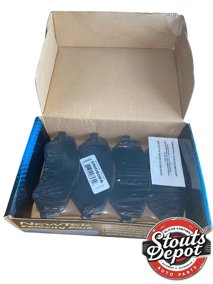 Juego de pastillas de freno de disco NewTek SMD856A para Jeep Liberty 02-07 Nuevo de Lote Antiguo Foto 2 de 4