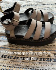 Dr. Martens Blaire grey Platform sandal