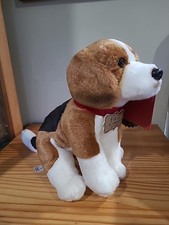 FAO Schwarz Beagle Dog Plush Stuffed Animal 10"