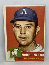 1953 Topps - High # Morrie Martin #227