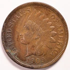 1909 Indian Head Penny Cent Extremely Fine (XF) Details