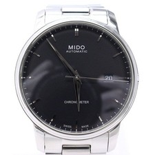 MIDO BARONCELLI schwarzes Zifferblatt 39MM Automatik Stahl Herrenuhr 152888585 [U]