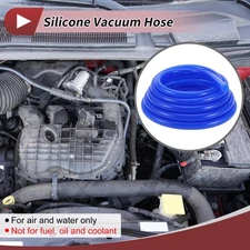 16.4Ft 1/2" 12mm ID 2.5mm Thickness Silicone Vacuum Hose for Air and Water Blue
