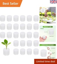 Efficient 30-Pack Hydroponics Sponges, 1.26 Inch - Ideal for Seedlings & Flowers 17.99 per sponge