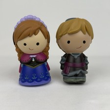Disney Frozen Anna Kristoff Bath Squirters 4.5 Inch Pool Toy Vinyl Figures