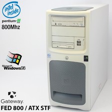 GATEWAY FED 800 ATX STF INTEL PENTIUM 3 III COMPUTER PC PARALLELO WINDOWS 98