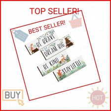 4-Piece Baby Safari Jungle Animal Woodland Nursery Decor Set