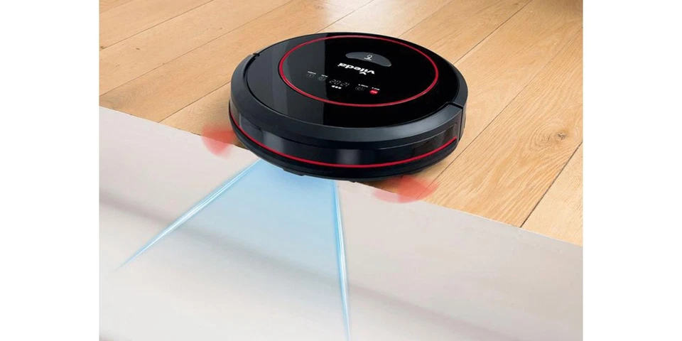 VILEDA Saugroboter VR 302 schwarz Staubsauger Sauger *B-Ware-Zustand:gut - Bild 2 von 3