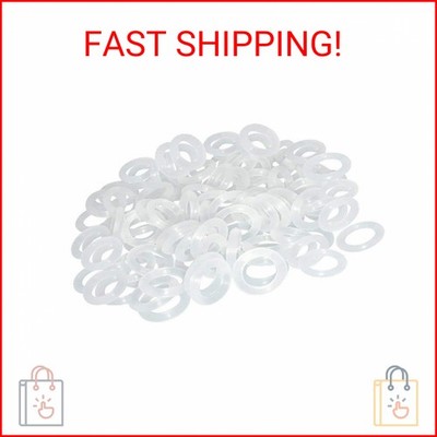 ThreeBulls 120Pcs Clear Rubber O-Ring Keyboard, O-Rings Keycaps, Switch Dampener