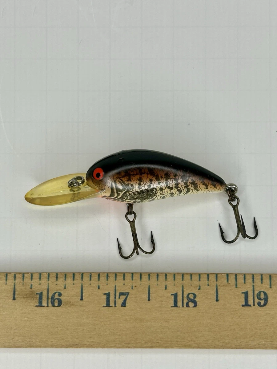 Ancien Leurre Bomber Modèle A - Larry Nixon - Crankbait à Cliquetis - Vintage