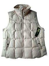 Women's Lauren Ralph Lauren Down Filled Blush Pink Zip Vest Size L Large NWT