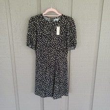 Reformation Gracie Floral Mini Dress Size 6 Women Preppy Viscose Short Sleeve