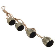 1 Set Handglocken-Weihnachtsglocke, H&auml;ngende Kuhglockendekorationen Z6T51722