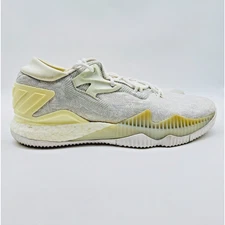 Adidas Shoes Mens 12 Gray White Crazylight Boost Sneakers Shoes Prime Knit
