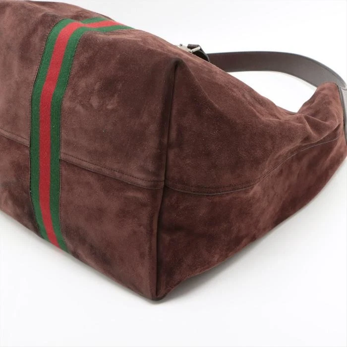 Bolso de Hombro Gucci Jackie 1961 Gamuza Hobo Marrón 758684 Usado Cuero Usar Rango A Foto 3 de 4