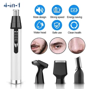 Hommes rechargeables Oreiller Nez cheveux Trimmer Set Bard Razor Électrique Rasoir Sans fil