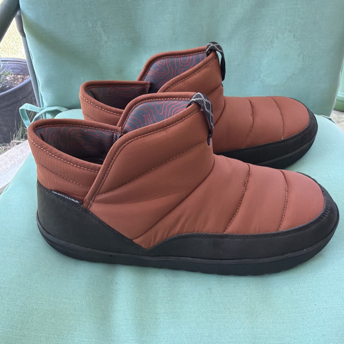 Ozark Trail Mens Boot Slipper Sz 12 Rust Water-Repellant  display picture 1