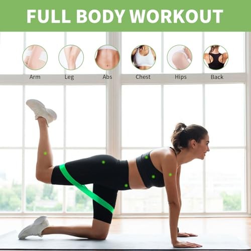 100 PCS Bulk Resistance Bands, Loop Exercise Bands Set for Gym Colorful 100 PCS