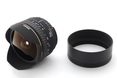 [Near MINT w/Hood] SIGMA 15mm F/2.8 D EX Fisheye AF For Nikon F mount From JAPAN