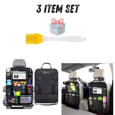 Car Backseat Organizer with Touch Screen Tablet Holder Auto Storage Pockets Cov