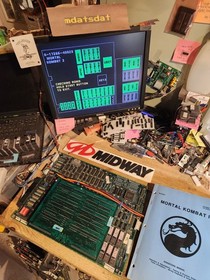 MORTAL KOMBAT 2 PCB JAMMA ARCADE MAIN BOARD ONLY REV 3.1 WORKING!!!! MIDWAY 