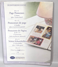 Creative Memories 8.5 x 11" Scrapbook Page Protectors 16 Sheets 2004 Sealed