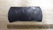 Unbranded 9-7/16" Double Bit Axe Head,3lbs.6.2 oz.3-13/16" & 3-9/16" Edges,Good