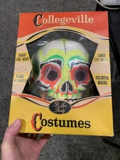 Vintage 1960s Collegeville Adult Size Large 42-44 Halloween Costume With Mask