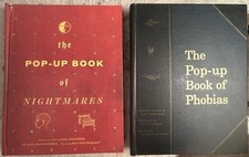 The Pop Up Book Of Phobias & Pop Up Book Of Nightmares- 2 First Edition Hb Books