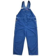 Dickies Men  s Blue Rigid Denim Jean Bib Overalls size 50x30
