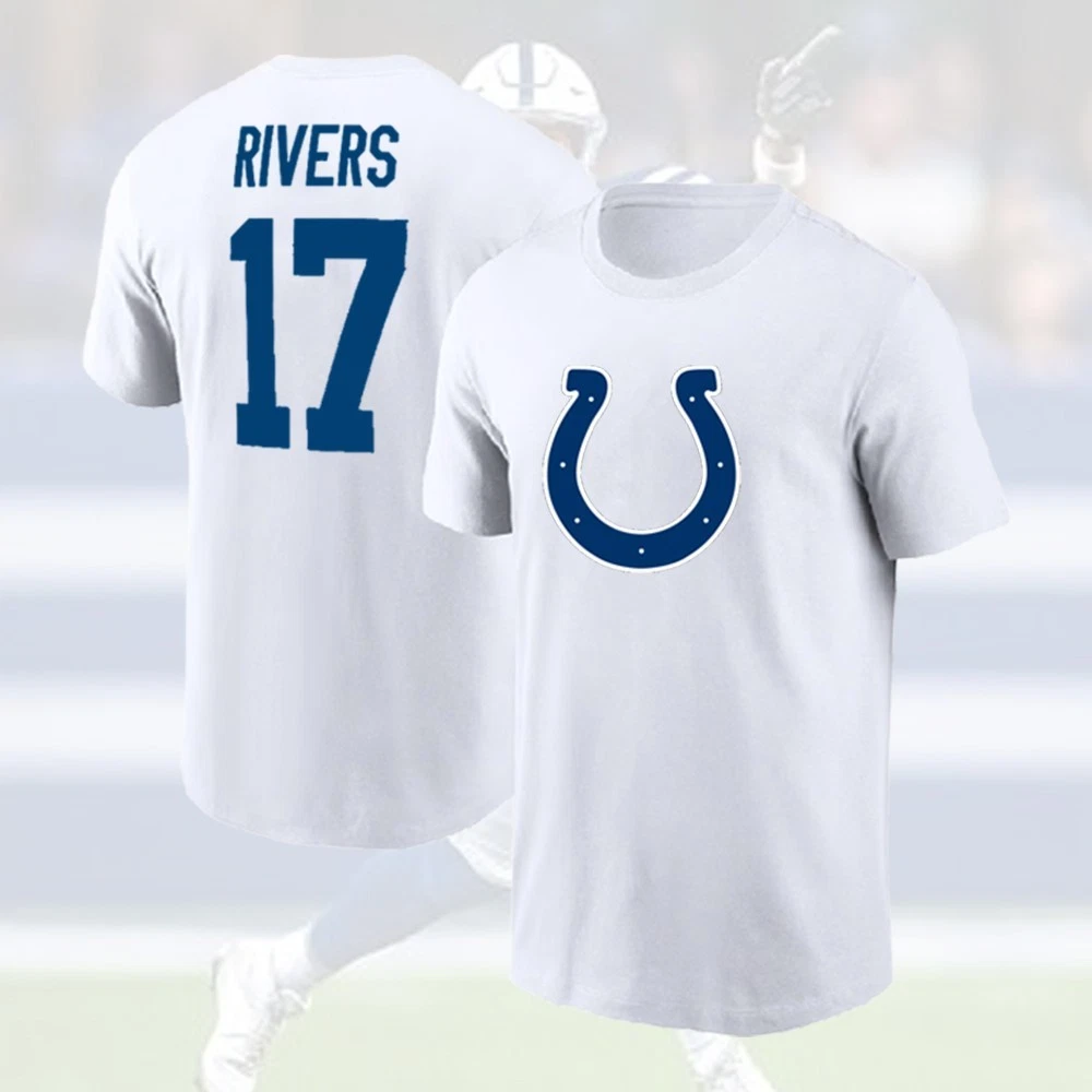 Welcome Philip Rivers Colts Number 17 Double Sided T-Shirt