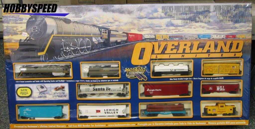 BACHMANN 614 HO OVERLAND LIMITED STEAM TRAIN SET BAC614 engine