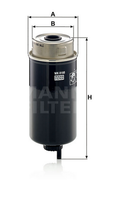 WK 8160 Kraftstofffilter Spinon