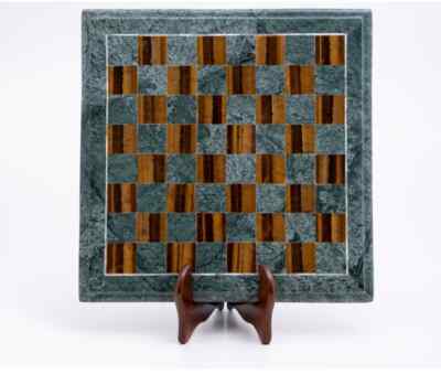 18'' green Marble Chess Table Top Center Inlay pietra dura Home Decor G38