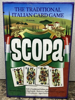 Pressman SCOPA Traditional Italian Card Game BRAND NEW SEALED