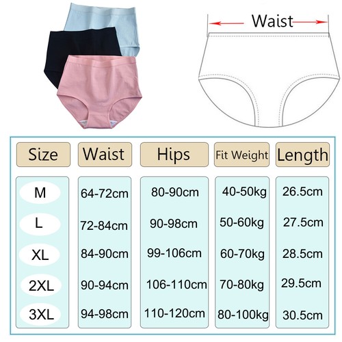 6 piezas Calzoncillos Mujer Color Sólido Bragas Algodón Ropa Interior Lencería Íntima Mujer - Imagen 2 de 26