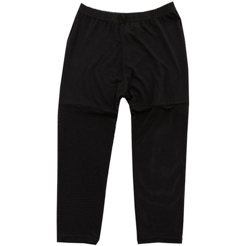 Thin Modal Cotton Mesh Spliced Capri Pants Leggings Women's Summer Outerwear - Picture 22 of 24
