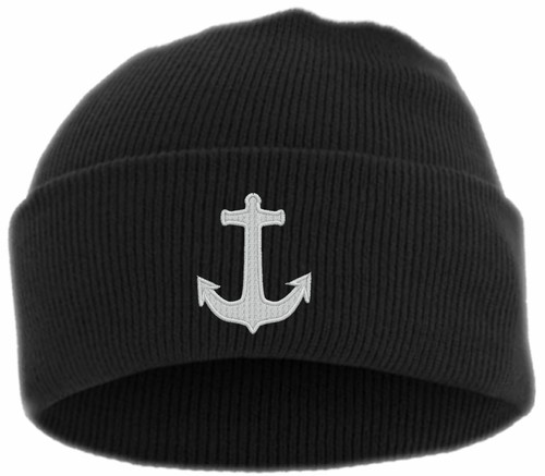 Anchor Knitted Cap Captain Boat Sailing 
