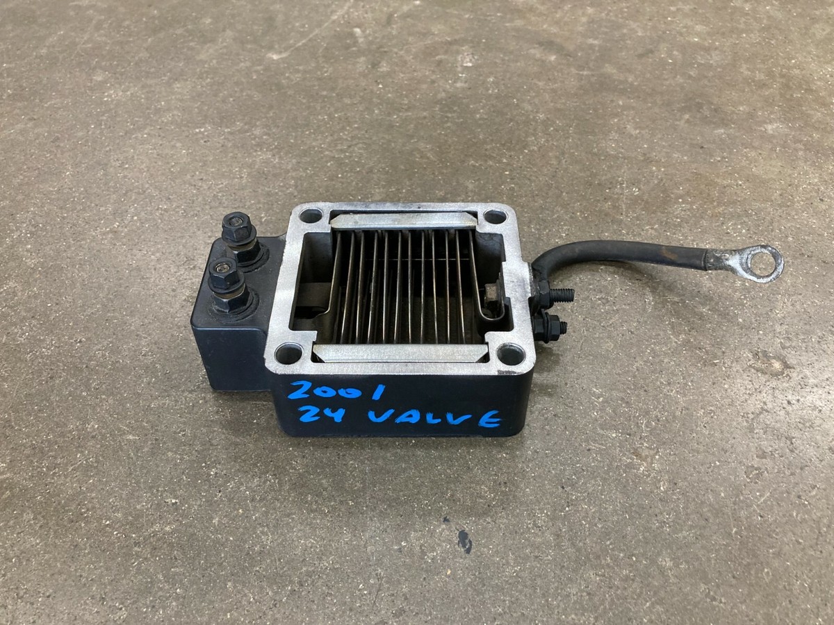 Air Intake Grid Heater Block 2001 24 Valve Dodge Ram Cummins Turbo Diesel  5.9L | eBay