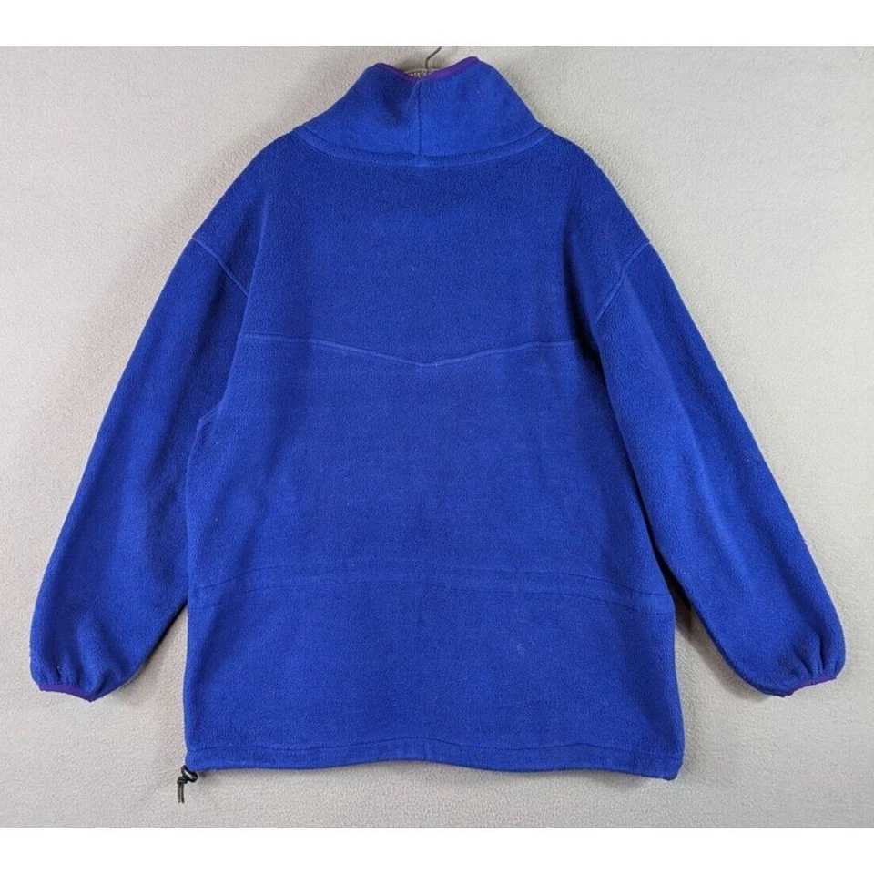 Chaqueta polar EMS pulóver grande púrpura senderismo Gorpcore deportes de montaña orientales Foto 4 de 4