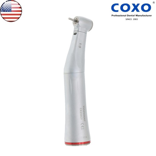 US COXO Dental Electric LED Micro Motor INT+ 1:5 1:1 Fiber optic Contra Angles - Picture 3 of 91