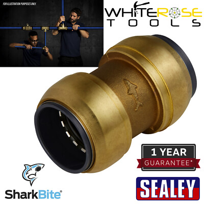Sealey gerader Verbinder Ø15mm Sharkbite  Luftkompressor Werkstatt