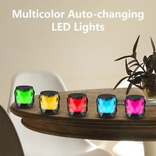NEW WATERPROOF PORTABLE LED LIGHT SPEAKER 7 COLORS MAGNET